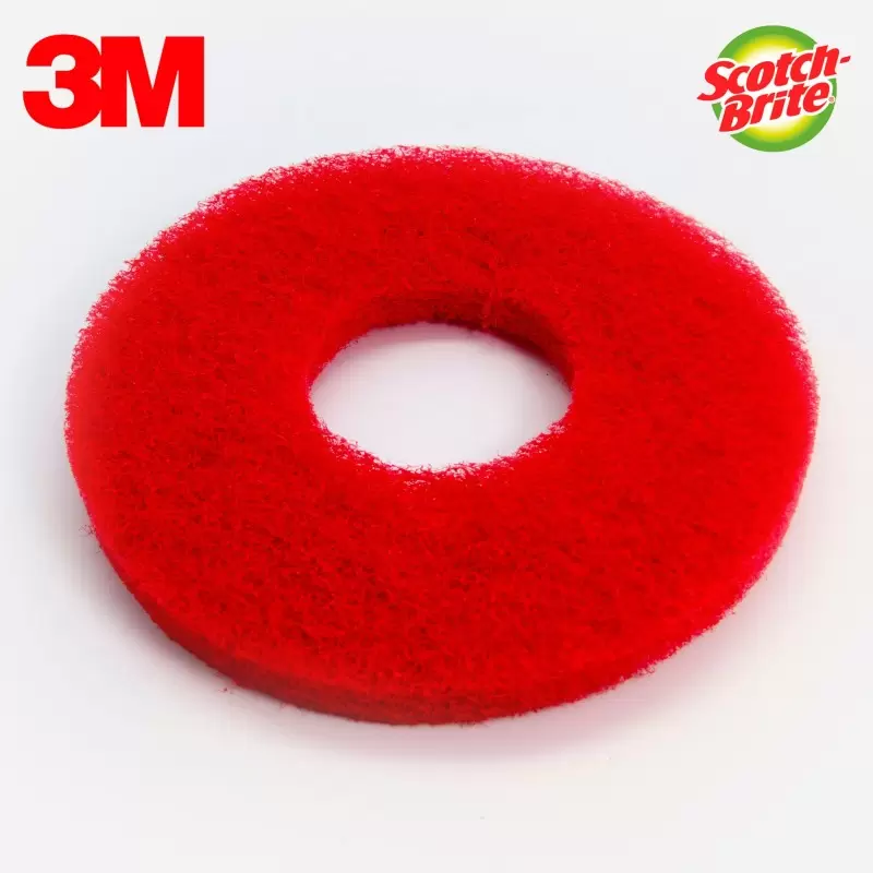 DISQUE ROUGE MONOBROSSE / AUTOLAVEUSE 432MM SCOTCH-BRITE 3M (X5)